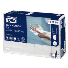 Tork Premium H2 Handtuch 2-lg., 10 02 88